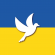 ukrainsk flagg